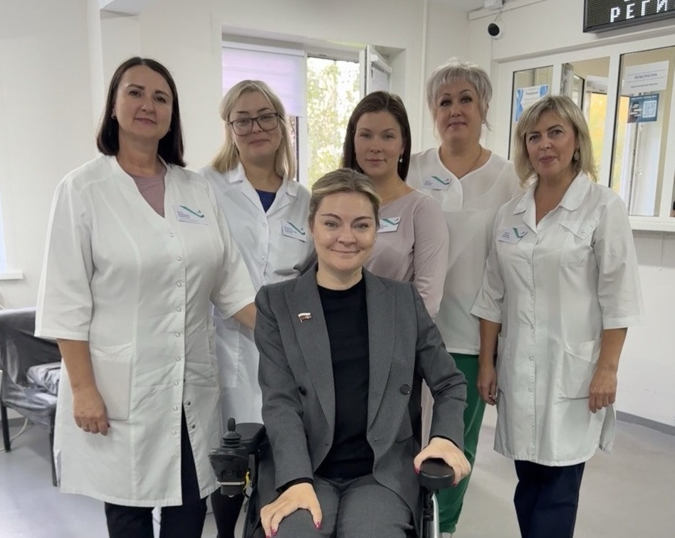 КМКБ №4 посетила депутат Государственной Думы РФ Наталья Каптелинина