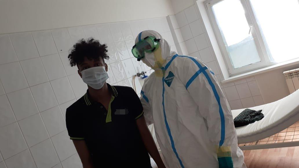 Сомалиец поделился впечатлениями от лечения в красноярском инфекционном госпитале