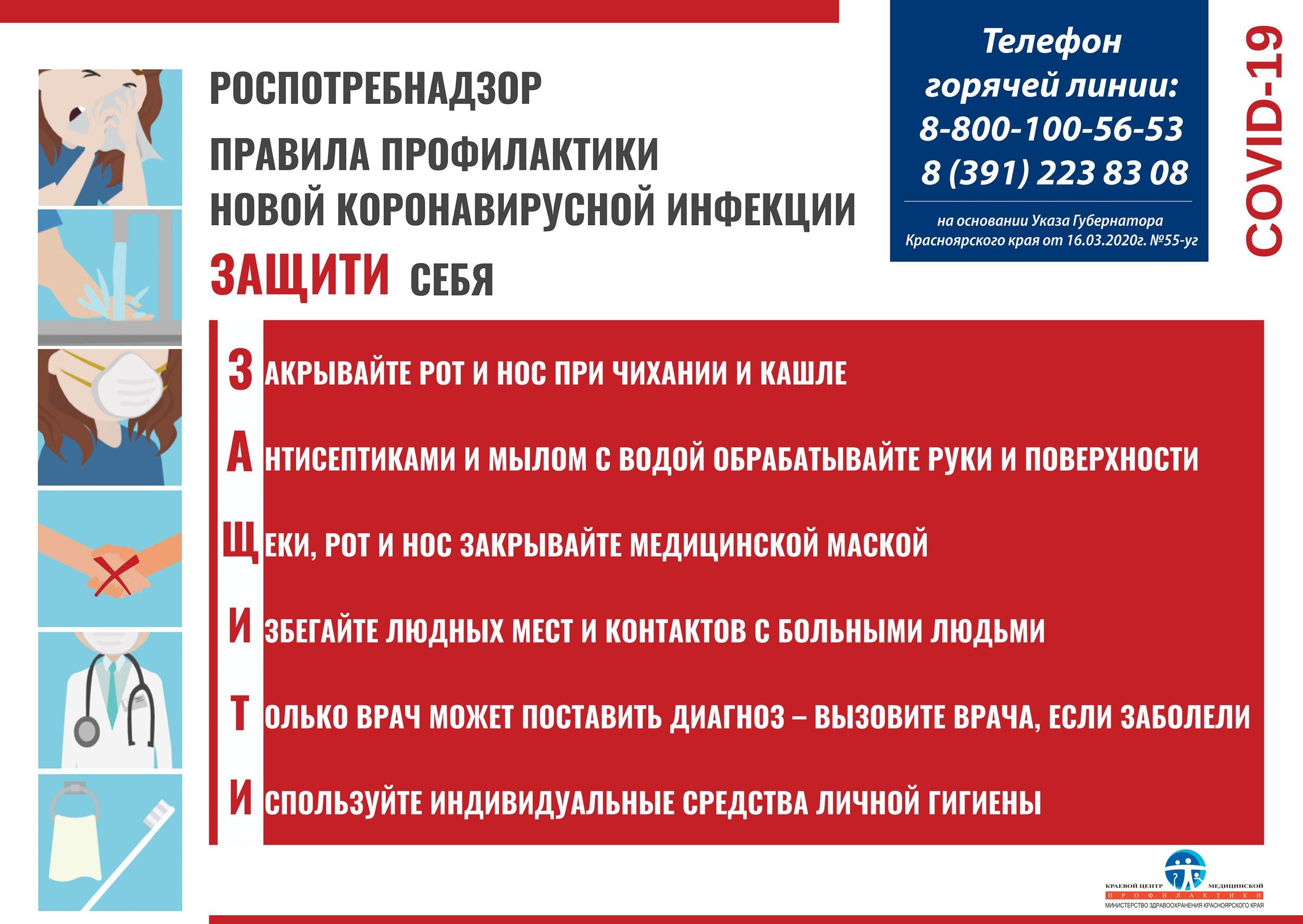 Профилактика коронавируса