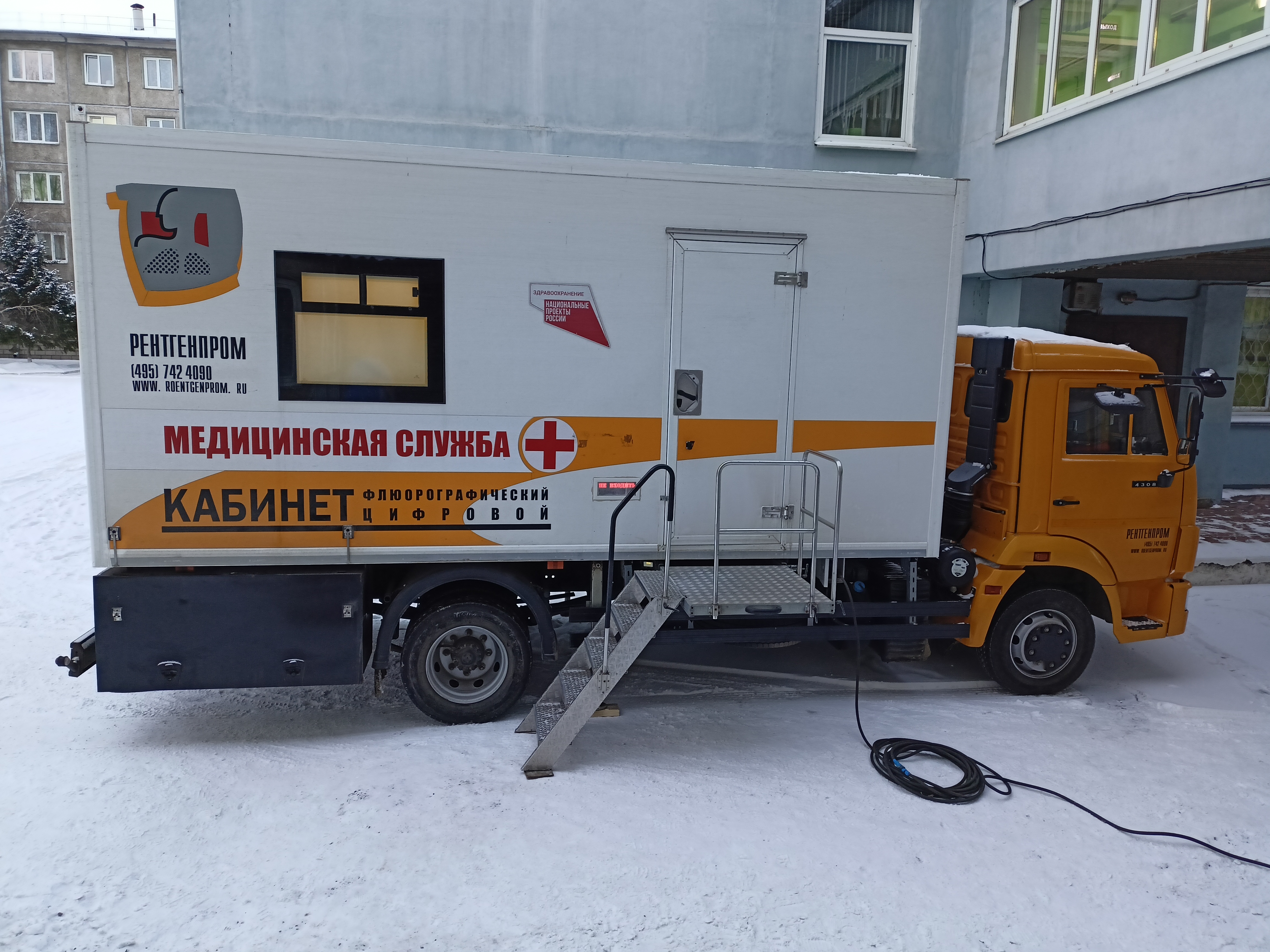 В КГБУЗ «КМКБ № 4» прошёл первый этап ежегодного проф.осмотра.