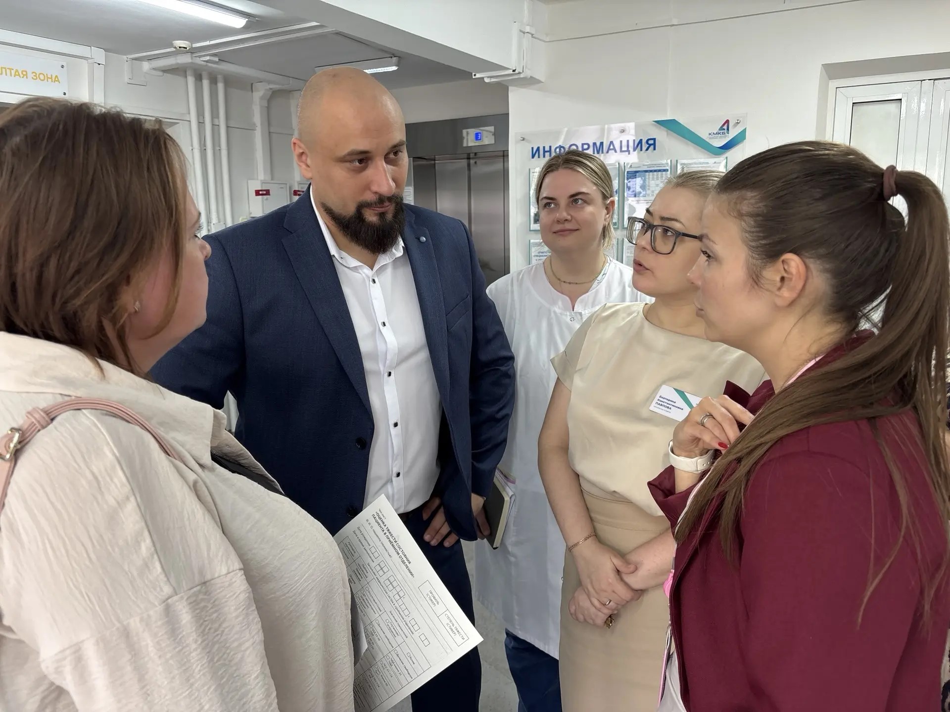 В КМКБ № 4 приняли делегацию специалистов из Минусинска
