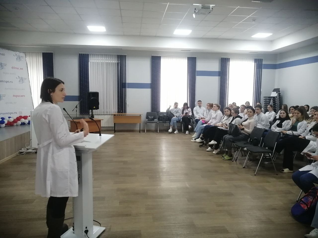 Презентация КГБУЗ «КМКБ № 4» для будущих выпускников Красноярского медицинского техникума